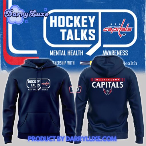 Washington Capitals Hockey Talks Night Hoodie