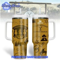 Yellowstone Dutton Ranch 40oz Stanley Tumbler