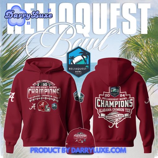 Alabama Crimson Tide NCAA Reliaquest Bowl Champions Hoodie Set