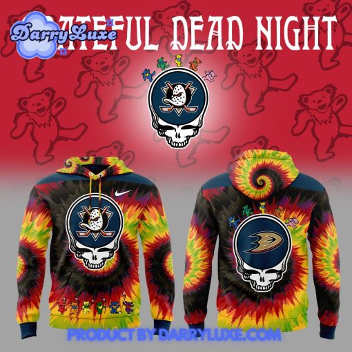 Anaheim Ducks x Grateful Dead Night Hoodie Set 2025