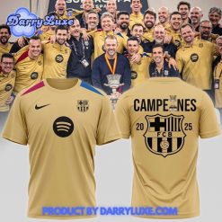 Barcelona Wins 2025 Supercopa de Espana Shirt