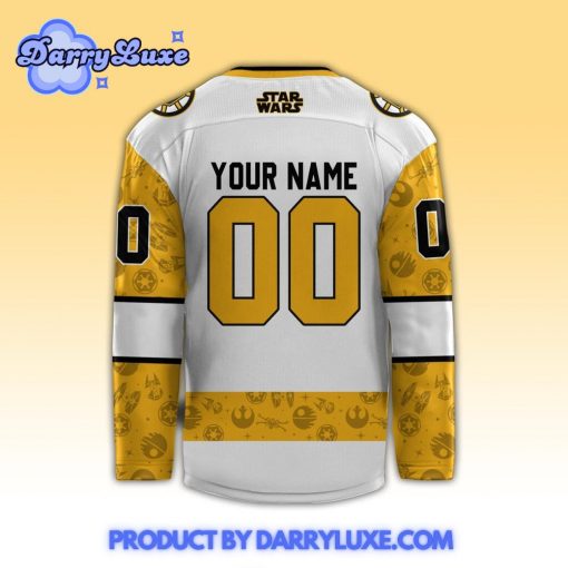 Boston Bruins x Star Wars Night 2025 Hockey Jersey