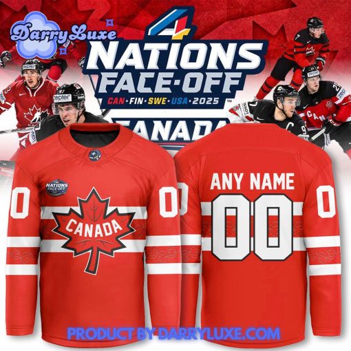 Canada Ice Hockey 4 Nation Face-Off 2025 Hockey Jersey