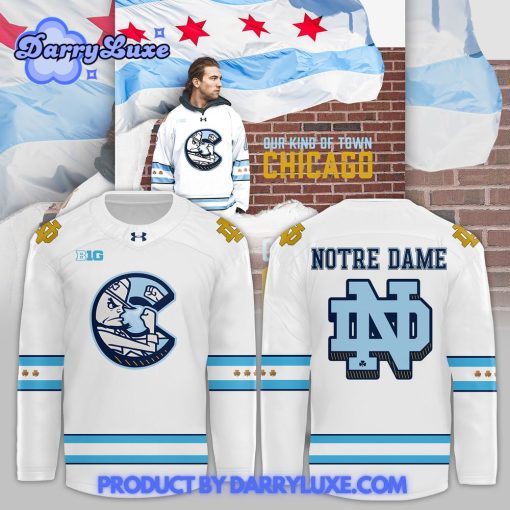 Chicago Cubs x Notre Dame Hockey Jersey