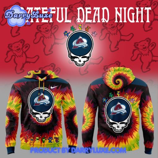 Colorado Avalanche x Grateful Dead Night Hoodie Set 2025