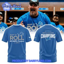 Detroit Lions 2024 NFC North Division Champions Locker Room Trophy Shirt