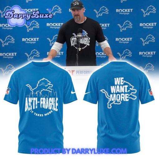 Detroit Lions 2025 We Want More Shirt