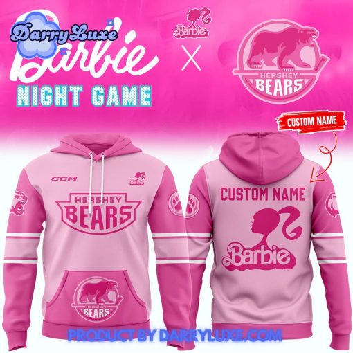 Hershey Bears x Barbie Personalized Hoodie 2025