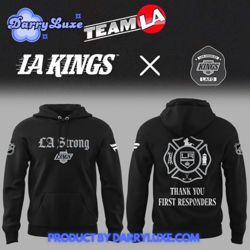 Los Angeles Kings Thank You First Responders Hoodie Set 2025