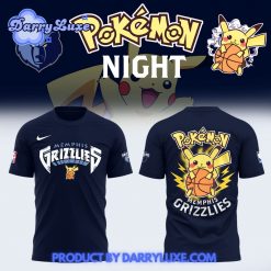 Memphis Grizzlies x Pokemon Night Shirt 2025