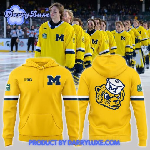 Michigan Wolverines Hockey Special Wrigley Field Hoodie Set