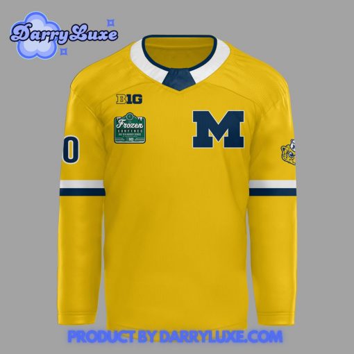 Michigan Wolverines Wrigley Field 2025 Hockey Jersey