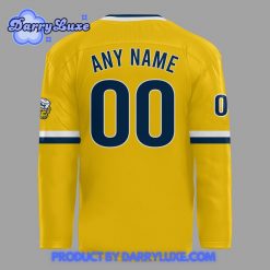 Michigan Wolverines Wrigley Field 2025 Hockey Jersey