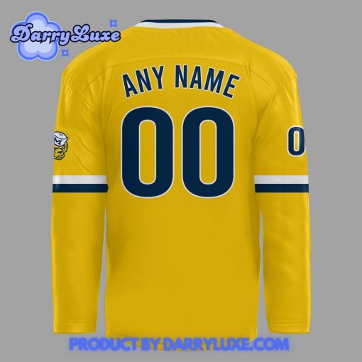 Michigan Wolverines Wrigley Field 2025 Hockey Jersey