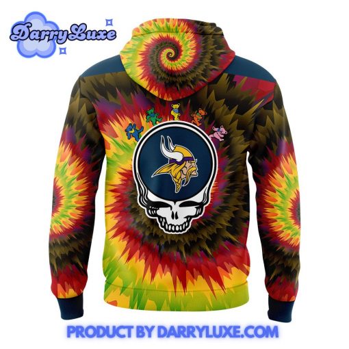 Minnesota Vikings x Grateful Dead Night Hoodie Set 2025