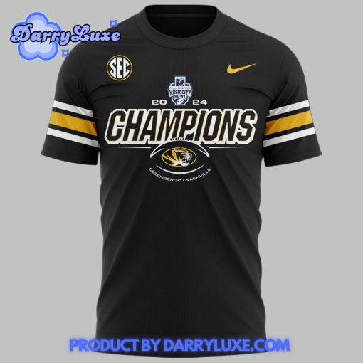 Missouri Tigers Football Music City Bowl Champions Black Shirt