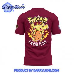 NBA Cleveland Cavaliers x Pokemon Night Shirt 2025