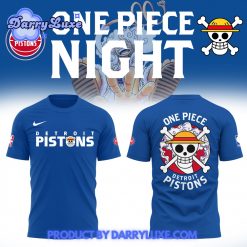 NBA Detroit Pistons x One Piece Night Shirt 2025