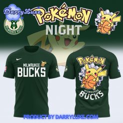 NBA Milwaukee Bucks x Pokemon Night Shirt 2025