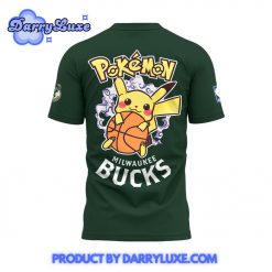 NBA Milwaukee Bucks x Pokemon Night Shirt 2025