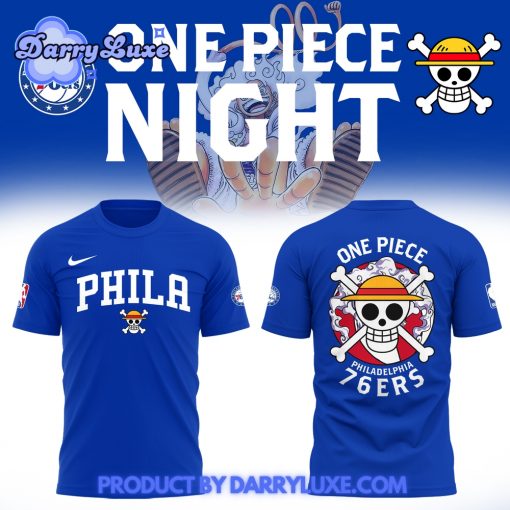 NBA Philadelphia 76ers x One Piece Night Shirt 2025