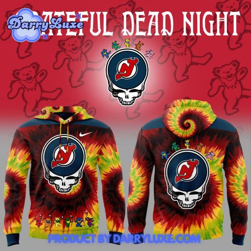 New Jersey Devils x Grateful Dead Night Hoodie Set 2025