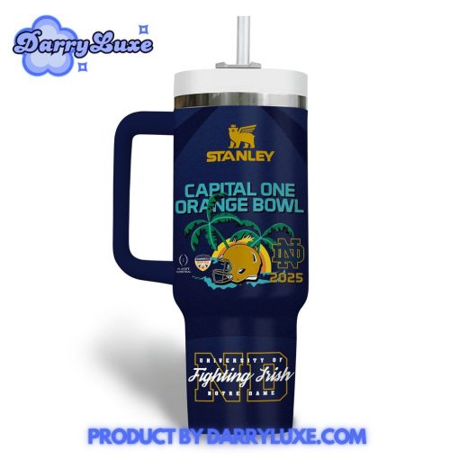 Notre Dame Football 2025 Orange Bowl Champions Stanley Tumbler