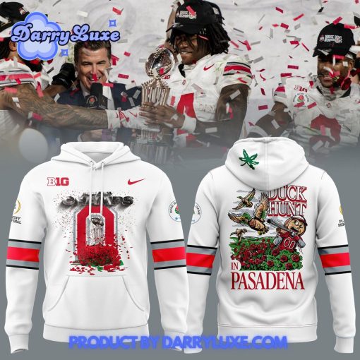 Ohio State Buckeyes Champions Rose Bowl Game 2025 Hoodie