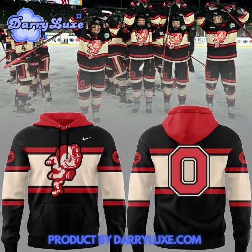 Ohio State Buckeyes Hockey Frozen Confines 2025 Hoodie Set