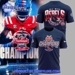 Ole Miss Football 2025 TaxSlayer Gator Bowl Shirt