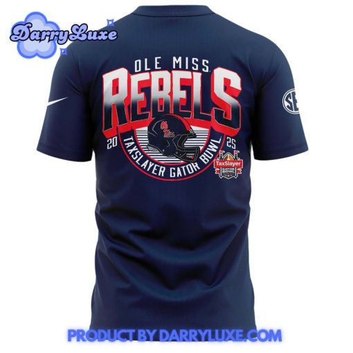 Ole Miss Football 2025 TaxSlayer Gator Bowl Shirt