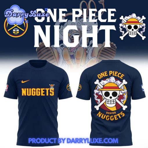 One Piece Luffy x Denver Nuggets 2025 Nike Shirt