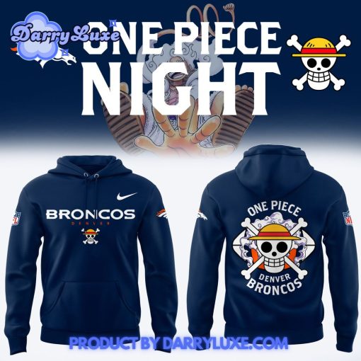 One Piece x Denver Broncos NFL 2025 Hoodie Set