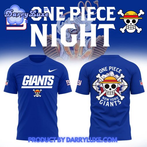 One Piece x New York Giants NFL 2025 Shirt