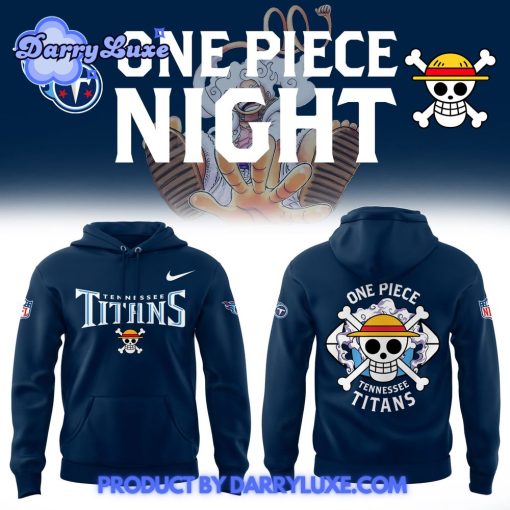 One Piece x Tennessee Titans NFL 2025 Hoodie Set