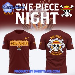 One Piece x Washington Commanders NFL 2025 Shirt