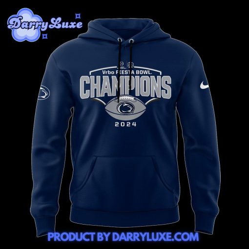 Penn State Football 2024 Fiesta Bowl Champions Hoodie Blue