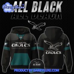 Philadelphia Eagles Carbon Black Fashion Game Hoodie Set 2025