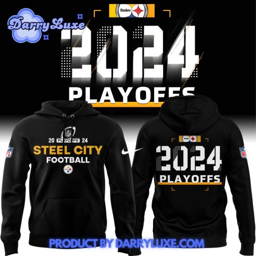 Pittsburgh Steelers 2024 NFL Playoffs Hoodie