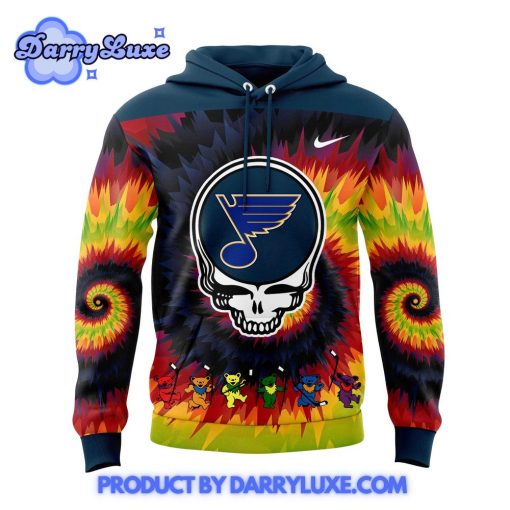 St. Louis Blues x Grateful Dead Night Hoodie Set 2025