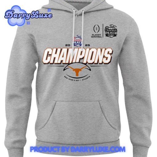 Texas Longhorns College Football Playoff 2025 Peach Bowl Champions Hoodie