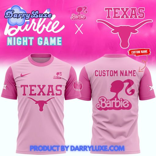 Texas Longhorns x Barbie Night Game 2025 Shirt