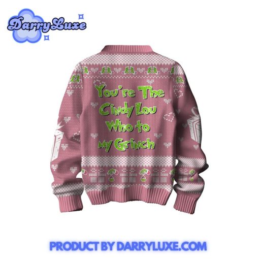 The Grinch Happy Valentine Day 2025 Ugly Sweater