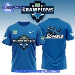 UB Bulls Football Buhamas Bowl Champions Blue Shirt