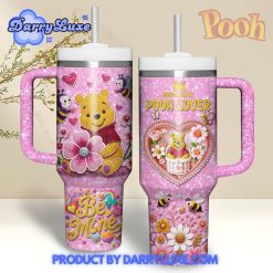 Winnie the Pooh Happy Valentine 2025 Stanley Tumbler