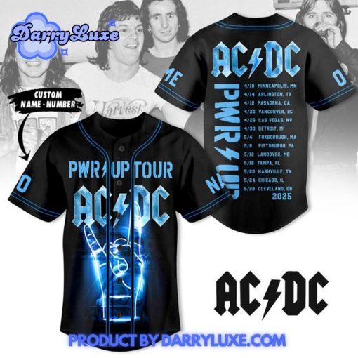 AC/DC Power Up 2025 Tour Baseball Jersey