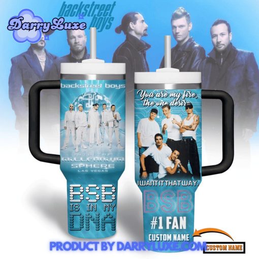 Backstreet Boys Into the Millennium Tour 2025 Stanley Tumbler