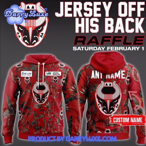 Birmingham Bulls Jersey Off His Back Raffle Hoodie