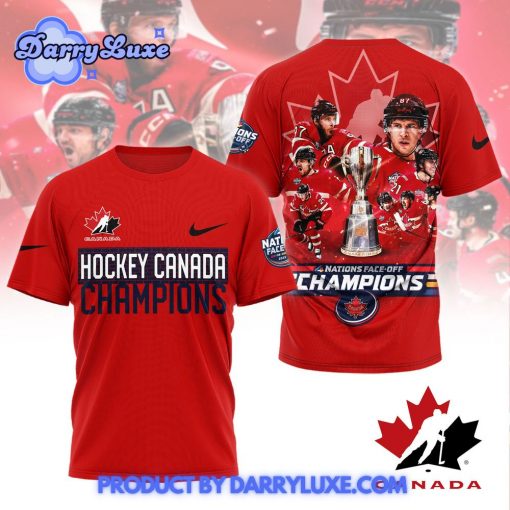 Canada Hockey 4 Nations Face-Off 2025 Champions Shirt