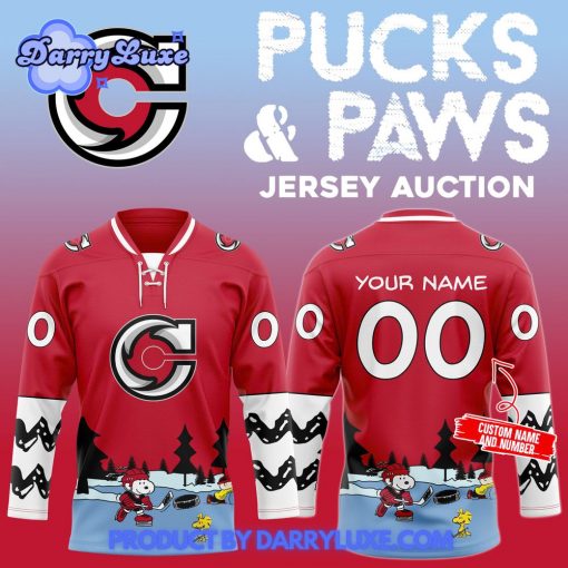 Cincinnati Cyclones x Pucks and Paws 2025 Hockey Jersey